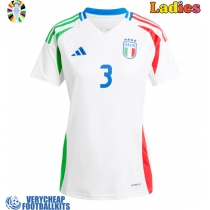 Italy Federico Dimarco #3 Replica Away Shirt Ladies Euro 2024 Short Sleeve